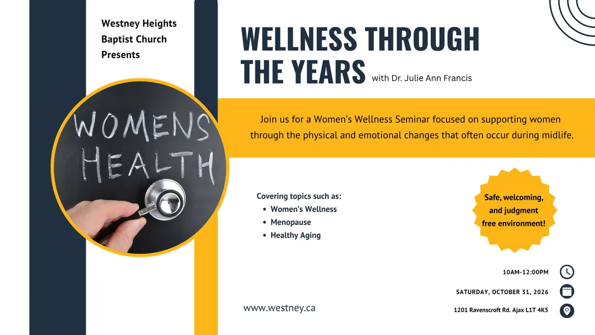 Wellness Through the Years with Dr. Julie Ann Francis