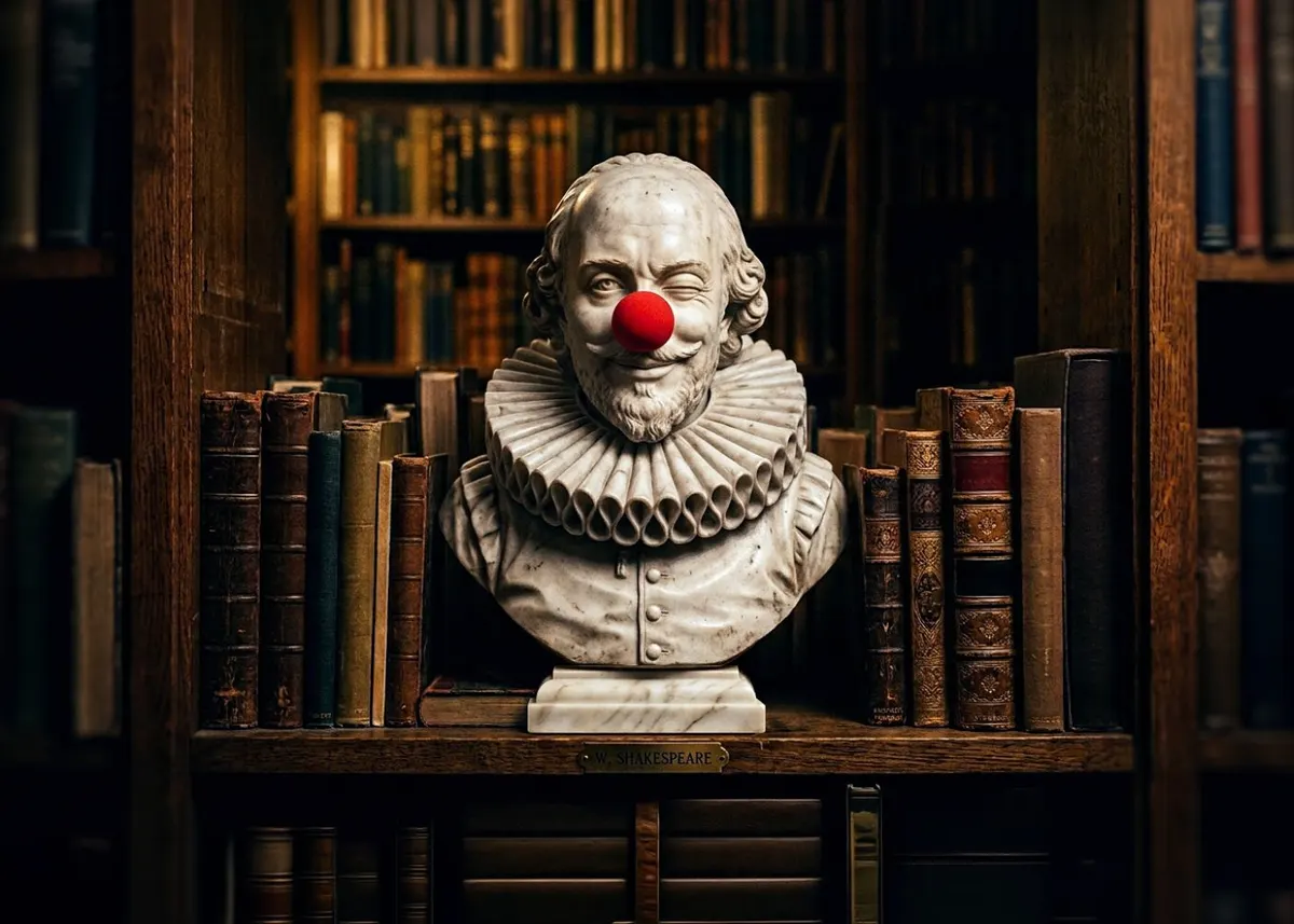 Clowns Reading Shakespeare
