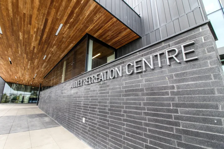 Audley Recreation Centre exterior.